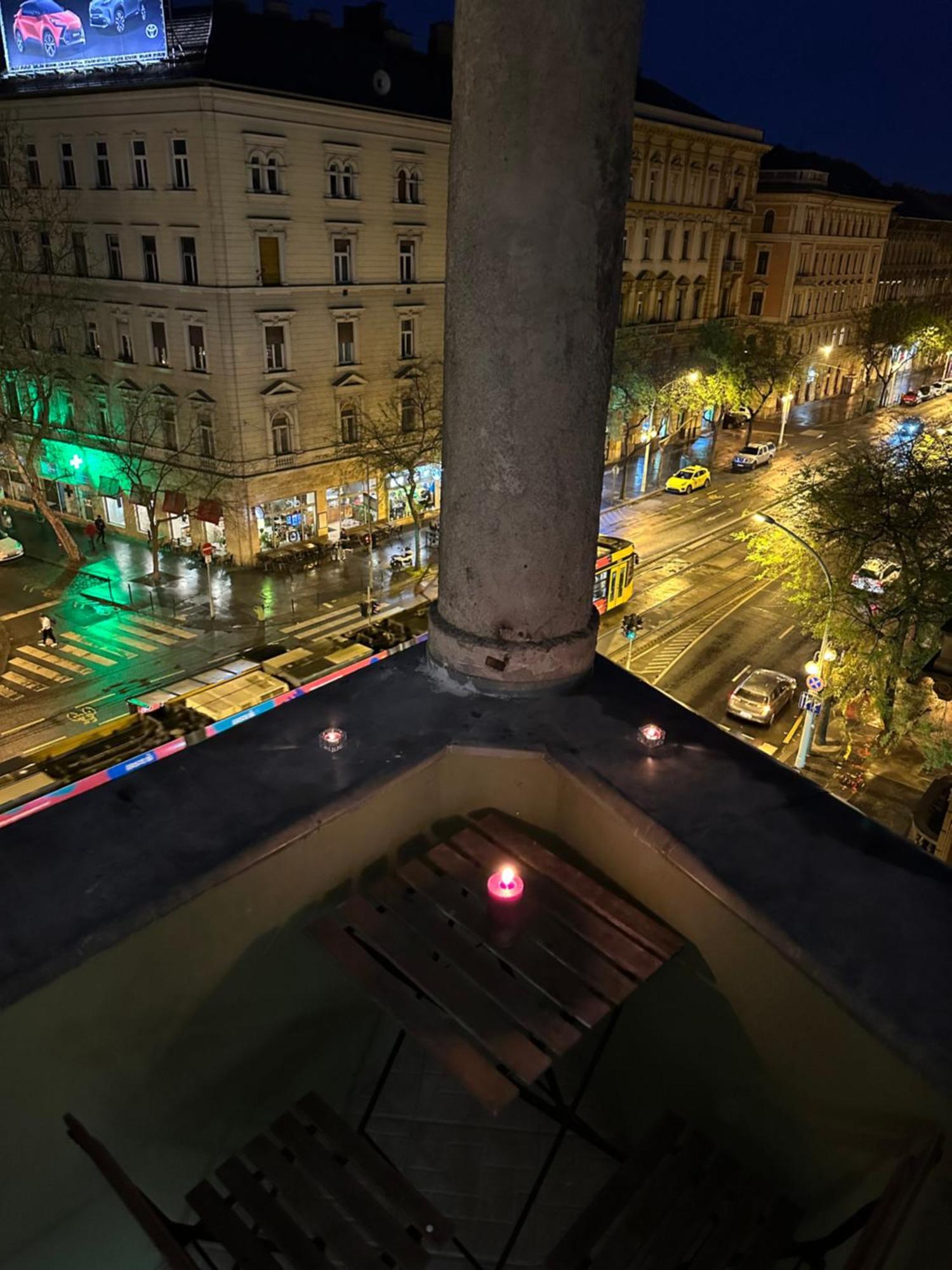 Saffron Apartment City Center Panorama Balcony Budapest Esterno foto