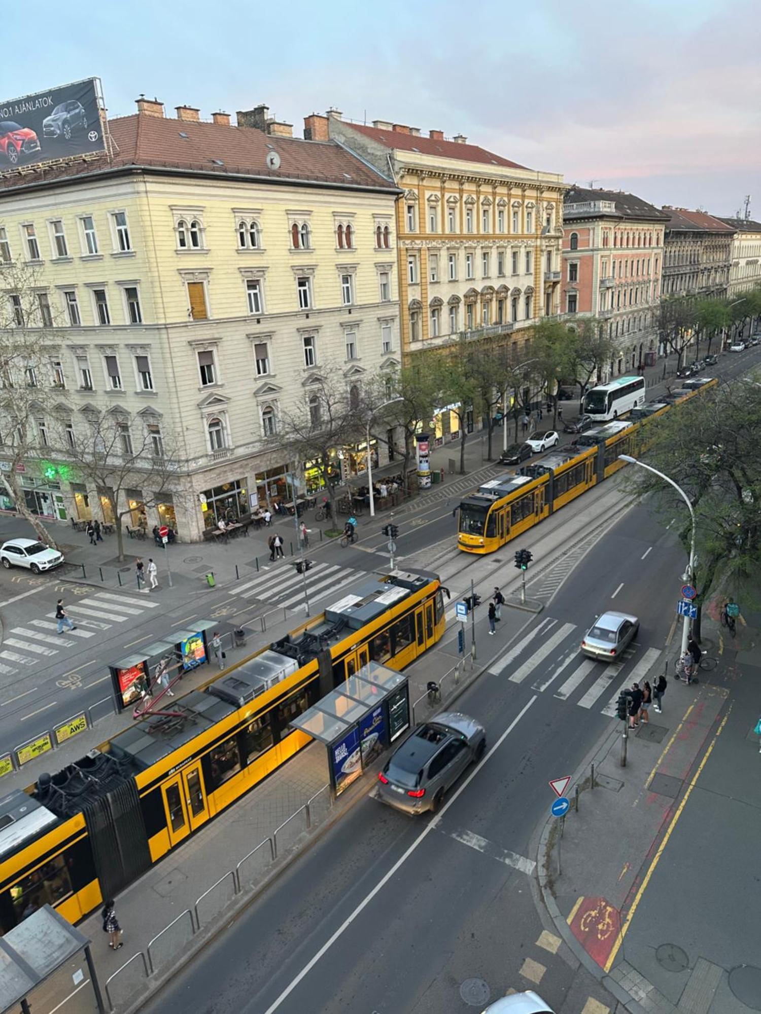 Saffron Apartment City Center Panorama Balcony Budapest Esterno foto